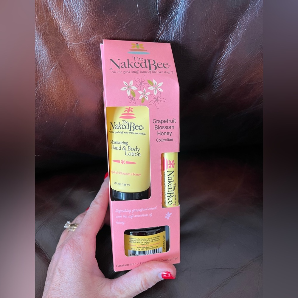 The naked bee grapefruit blossom honey collection NEW!